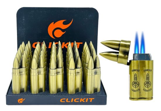 Picture of Clickit Bullet Double Flame Torch 25CT