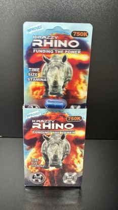 Picture of Rhino Krazzy 750K Time Size Stamina Single Pill 24CT