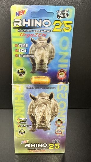 Picture of Rhino Orgazen 750k Time Size Stamina Single Pill 24CT