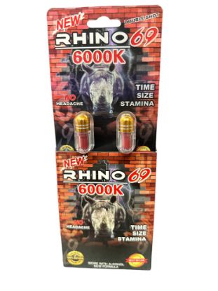 Picture of Rhino 69 6000K Double Pills 24CT