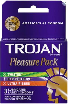 Picture of Trojan Pleasure Pack 3CT