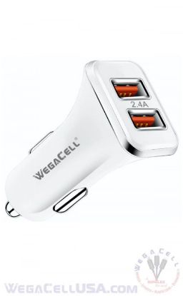 Picture of Wegacell Car USB Charger  Double Outlet