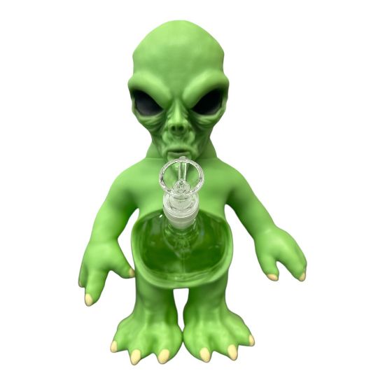 Picture of Alien 12" Vinyl and Glass Water Pipe