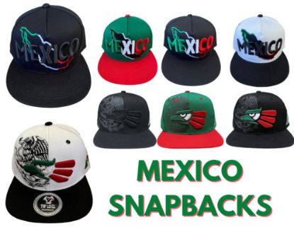 Picture of Mexican 3D Snap Hats Multiple Design