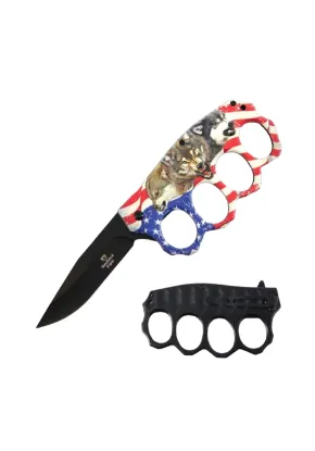 Picture of Snake Eye Brass Knuckles knife Multiple Design