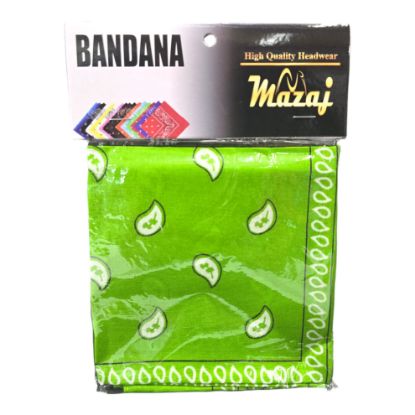 Picture of Bandana Lime Green 12CT