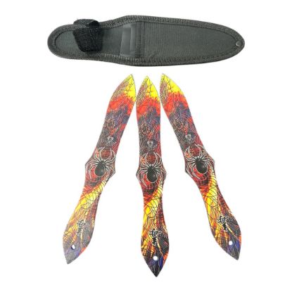 Picture of Snake Eye Throwing Knife Design 3pcs