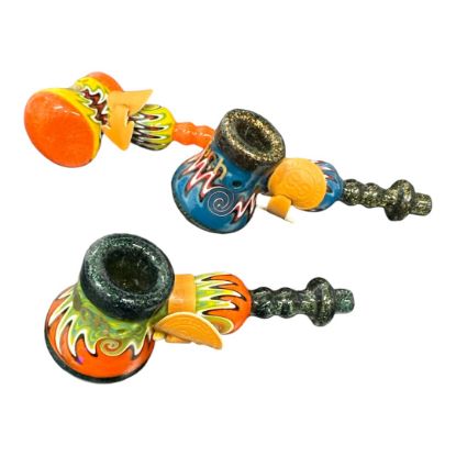 Picture of Cheech Wig Wag Bubbler Glass Hand Pipe