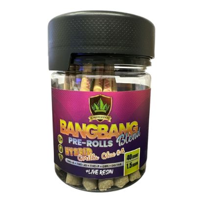 Picture of Crownzen bangbang Pre-Rolls Hybrid Gorilla Glue 1.5 Gram 40CT