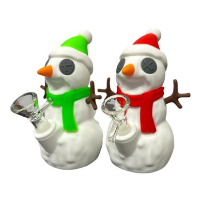 Picture of Snowman 5.4" Silicone Water Pipe