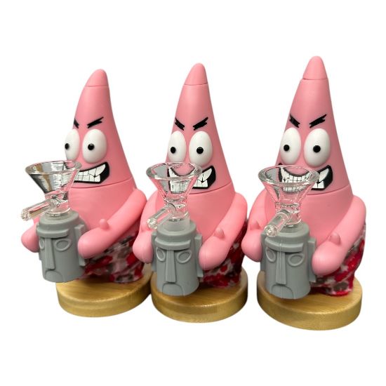 Picture of Patrick Star  6" Silicone Water Pipe