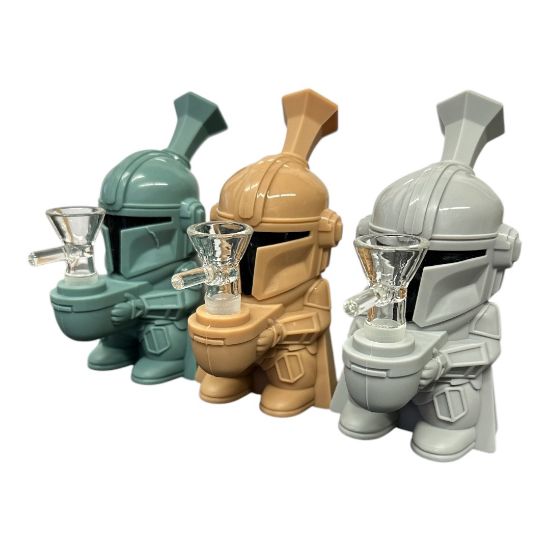 Picture of Mandalorian 5.5" Silicone Water Pipe